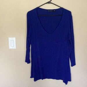 Womens royal blue tunic top